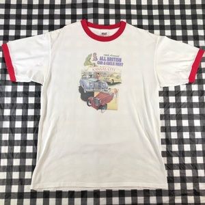 British Car Cycle Meet MG Jaguar Royce Rolls Tee